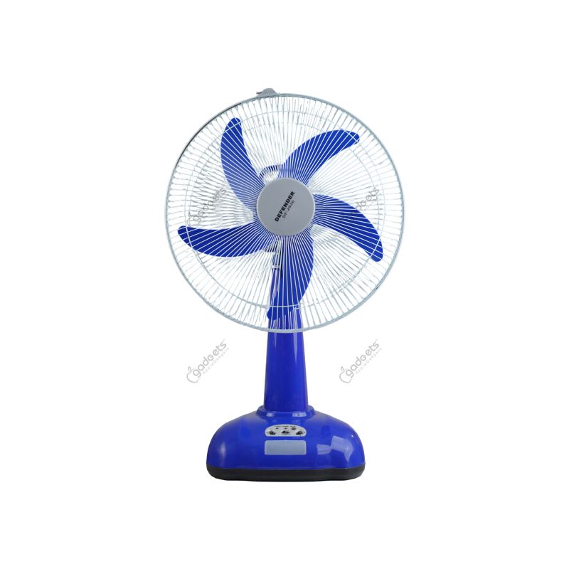 Defender DF-2926 Rechargeable Table Fan - 16 Inch