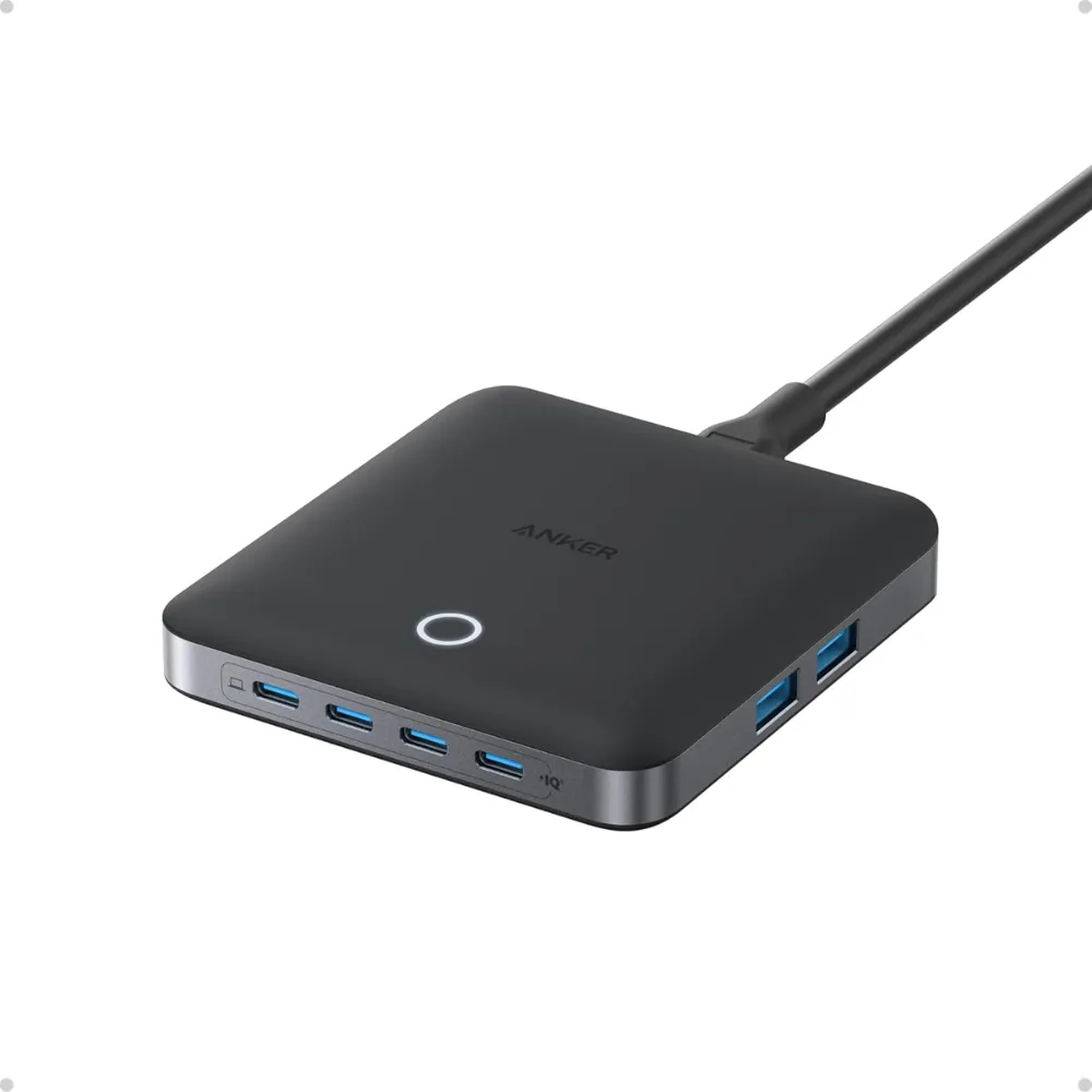 Anker 130W 6 Port PIQ 3.0 & GaN Nano Fast Charger Adapter