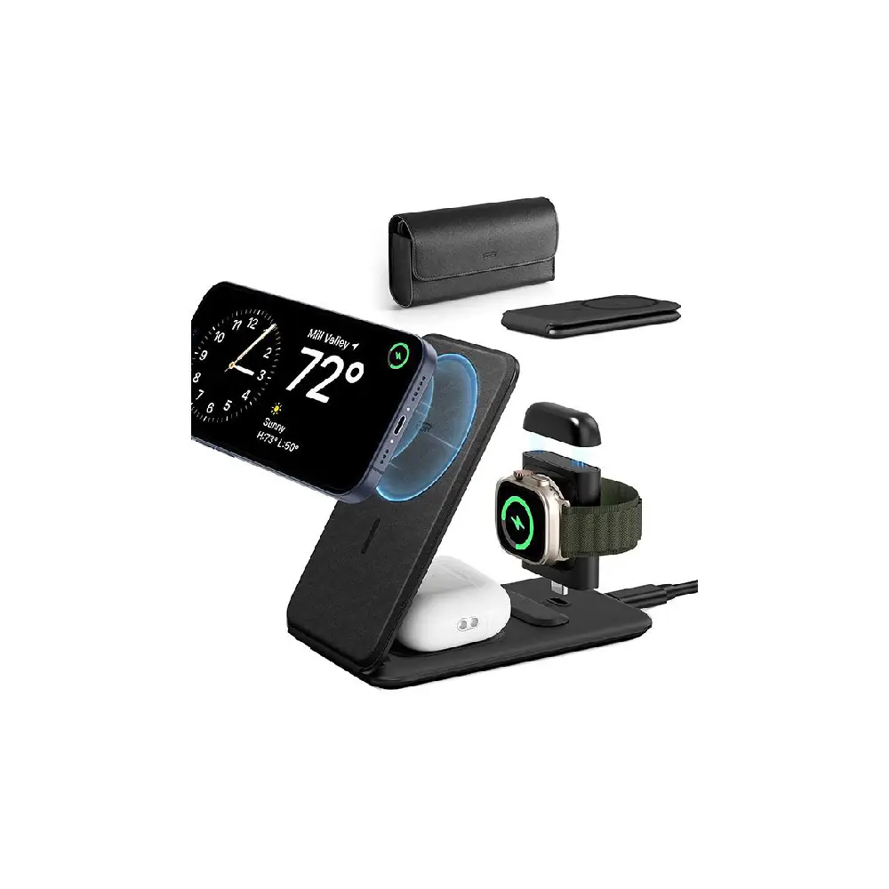 ESR 3-in-1 Travel MagSafe Charging Station for Apple Watch, iPhone and AirPods